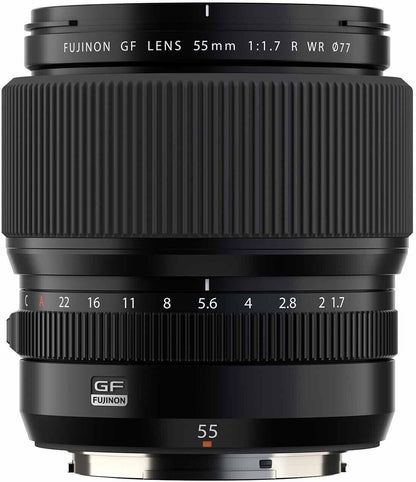 Fujifilm Fujinon Objektiv GF 55mm f/1,7 R WR Mittelformat Kamera Objektiv