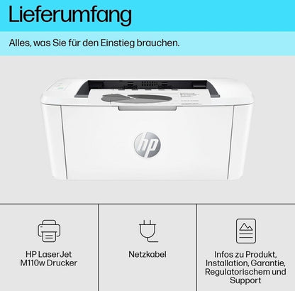 HP LaserJet M110w Laserdrucker Schwarz-Weiß,, Drucker, WLAN, Airprint, Smart App