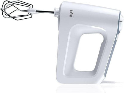 Braun MultiMix 3 HM 3100 Handmixer 500W 5 Stufen Turbo Knethaken Rührbesen Weiß