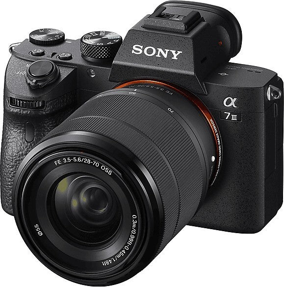 Sony Alpha 7 III Kit 28-70mm Vollformat Kamera 24,2MP 4K Zubehörpaket 128GB SDXC