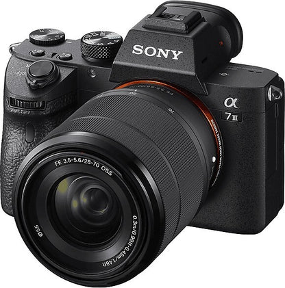 Sony Alpha 7 III Kit 28-70mm Vollformat Kamera 24,2MP 4K Zubehörpaket 128GB SDXC