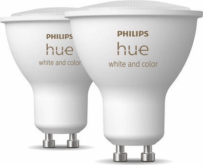 Philips Hue GU10 White Color Ambiance 2er Pack 350lm 929001953112