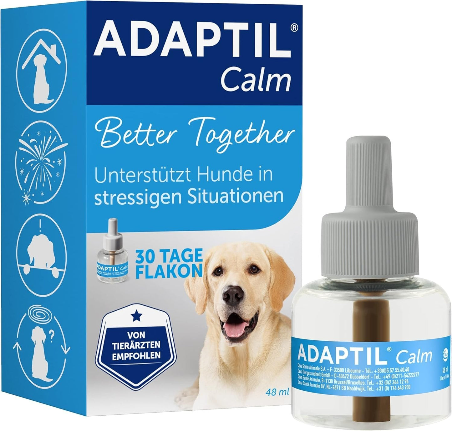 ADAPTIL Happy Home 48ml Nachfüllflakon für Steckdosen-Verdampfer Tierpflege