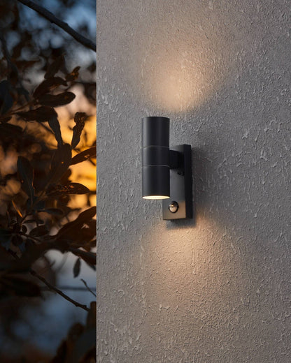 Eglo Riga 5 Außenwandleuchte Sensor 2xGU10 anthrazit IP44 32899