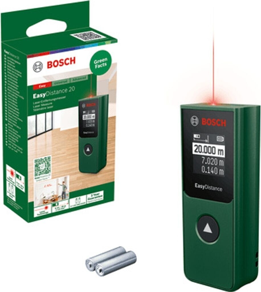 Bosch EasyDistance 20 Laser Entfernungsmesser 20m 0603672A00 Lasermessgerät