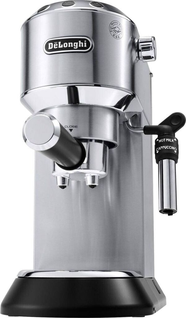 DeLonghi Siebträgermaschine Dedica Style, EC 685.M, mit Milchaufschäumer silber