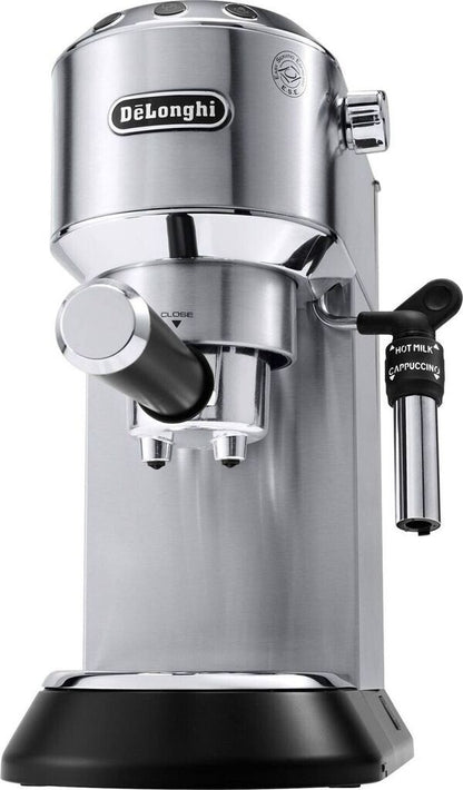 DeLonghi Siebträgermaschine Dedica Style, EC 685.M, mit Milchaufschäumer silber