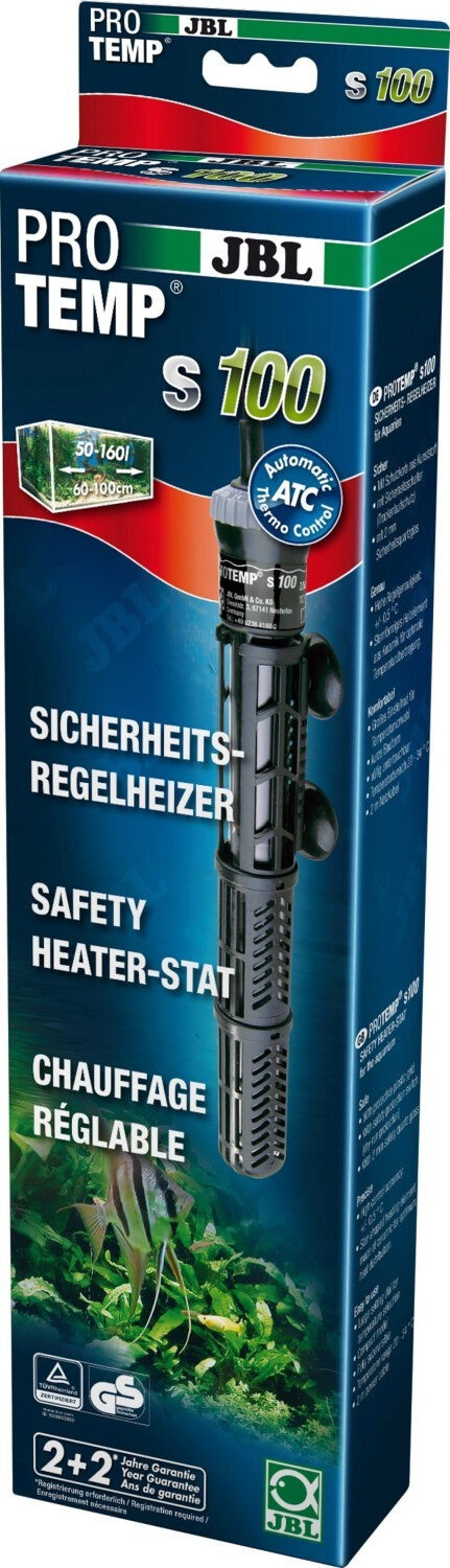 JBL Protemp S100 Sicherheitsregelheizer für Aquarien 100 Watt (50-160l)