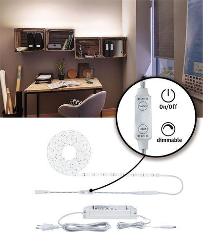 Paulmann SimpLED Power LED Strip Set 1,5m 4000K Neutralweiß 17W Dimmbar 78958