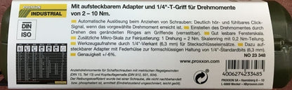 Proxxon Drehmomentschlüssel MC 10 2–10 Nm feinverzahnt