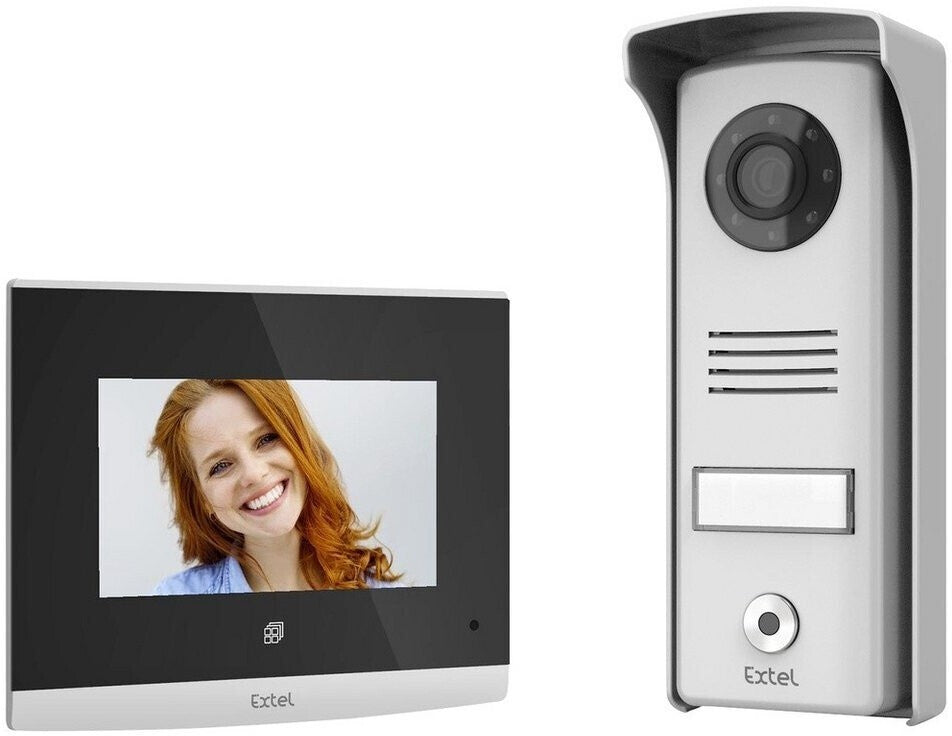 Extel COMPACT 720315 Video Türsprechanlage 4 Zoll 2-Draht IP44 Komplett-Set