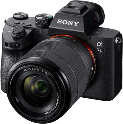 Sony Alpha 7 III Kit 28-70mm Vollformat Kamera 24,2MP 4K Zubehörpaket 128GB SDXC