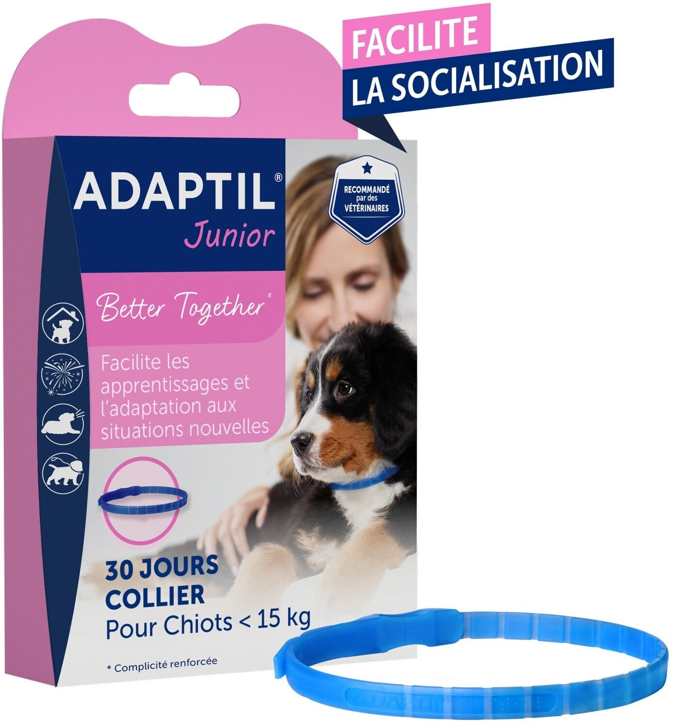 Adaptil Junior Welpen Halsband bis 37,5cm für den besten Start ins Hundeleben