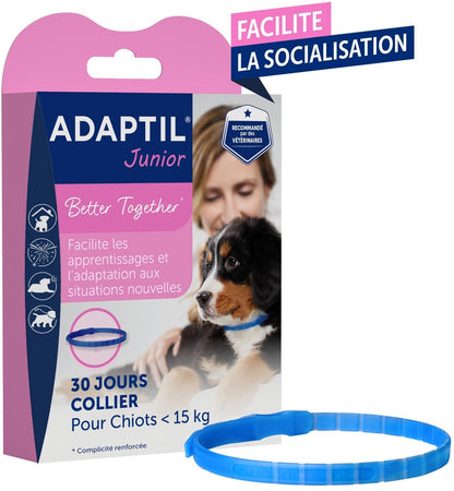Adaptil Junior Welpen Halsband bis 37,5cm für den besten Start ins Hundeleben