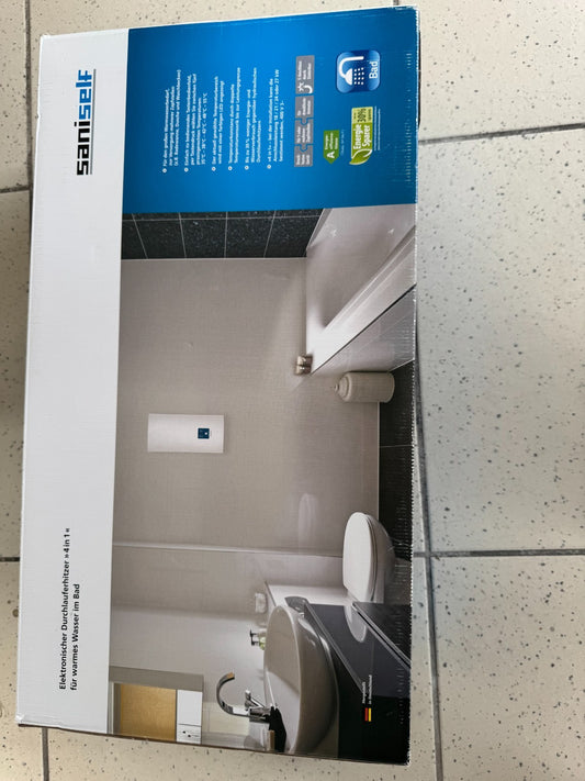 Saniself 4 In 1 Durchlauferhitzer - Weiß 18-27 kW,400 V3 (320034290)Neu & Ovp.