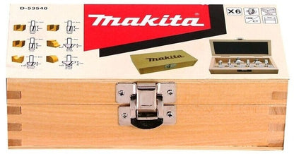 Makita D-53540 Fräser Set 8mm 6 teilig Nutfräser Oberfräse Holz