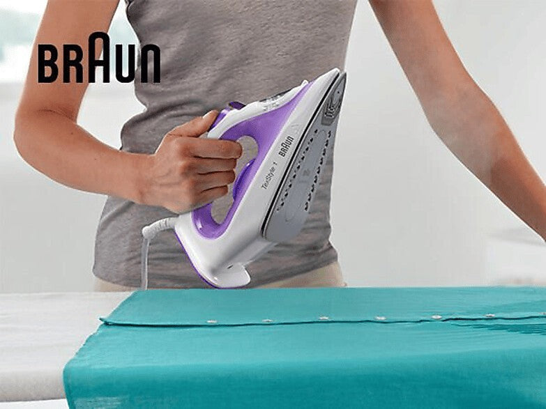 Braun TexStyle 1 SI 1080 VI Dampfbügeleisen Violett/Weiß 2000 Watt SuperCeramic