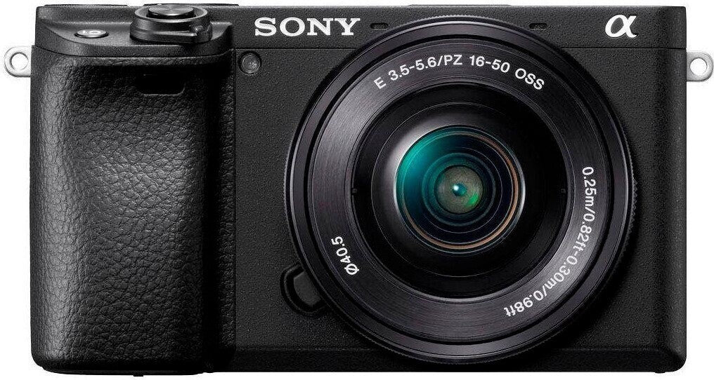 Sony Alpha 6400 Kit + SEL 16-50mm OSS II Systemkamera 24,2MP 4K WiFi NFC Schwarz
