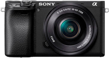 Sony Alpha 6400 Kit + SEL 16-50mm OSS II Systemkamera 24,2MP 4K WiFi NFC Schwarz