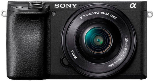 Sony Alpha 6400 Kit + SEL 16-50mm OSS II Systemkamera 24,2MP 4K WiFi NFC Schwarz