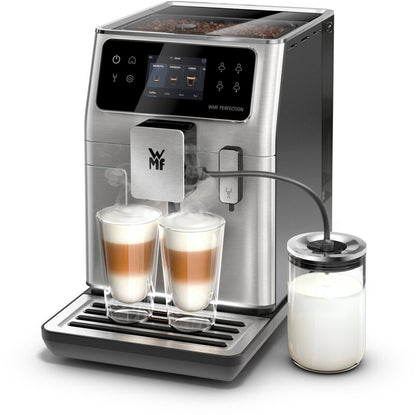 WMF Perfection 680 Kaffeevollautomat mit Milchsystem Edelstahl Cromargan Wifi