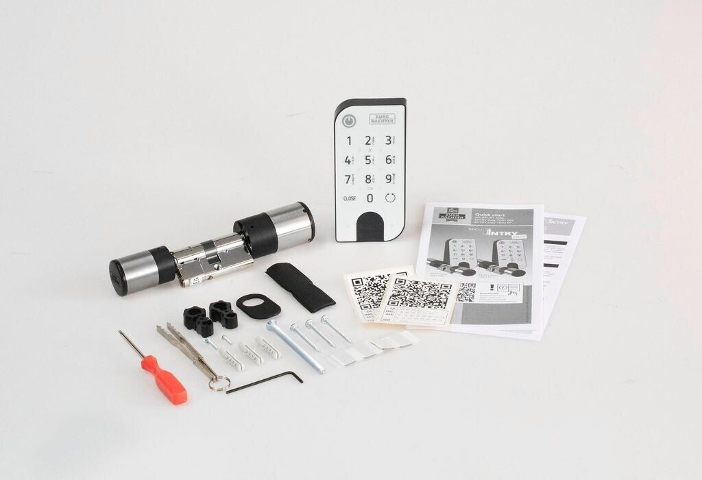 Burg Wächter Türschloss secuENTRY easy 7601 PIN Keypad App Bluetooth 5.2