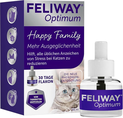 FELIWAY Optimum Nachfüllflakon 48ml Katzen Verdampfer Refill Tierpflege