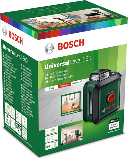 Bosch UniversalLevel 360 Basic Laser-Kreuzlinienlaser 0603663E00 Lasermessgerät