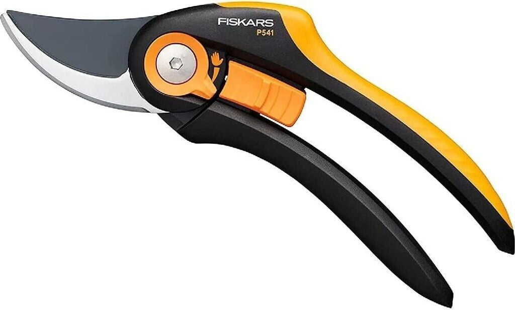 Fiskars P541 Gartenschere Einhand Bypass Präzisionsschnitt Kunststoffgriff