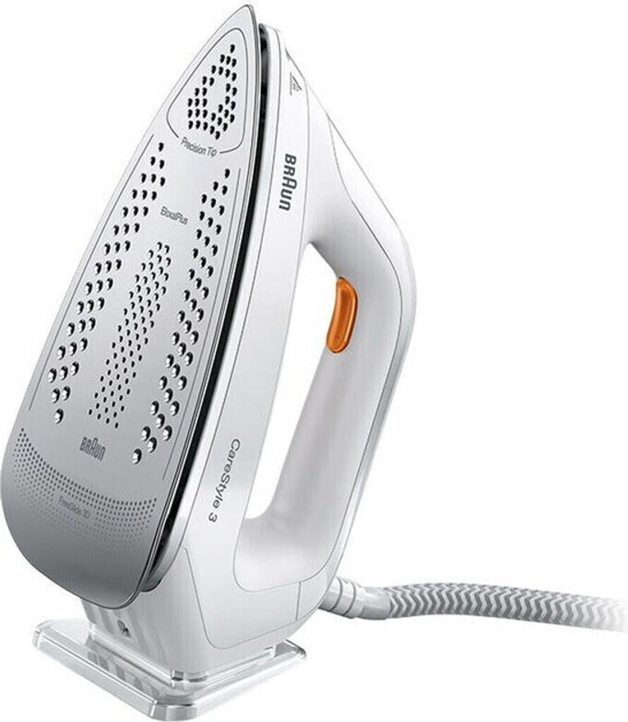 Braun CareStyle 3 IS3132WH Dampfbügelstation 2400W 6bar 2L Weiß Orange Eloxal