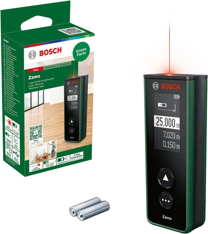 Bosch Zamo Laser Entfernungsmesser 25m kompakt 0603672900 Lasermessgerät