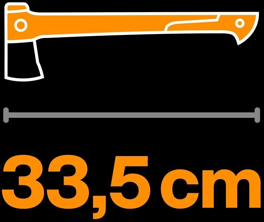 Fiskars X-Series X13 Ultra Ultraleichte Wanderaxt 33,5 cm size xxs Gewicht 480g.