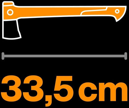 Fiskars X-Series X13 Ultra Ultraleichte Wanderaxt 33,5 cm size xxs Gewicht 480g.