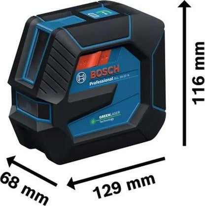 Bosch GLL 20-22 G Linienlaser Grün 20m IP65 mit LB10 Tasche 0601065600