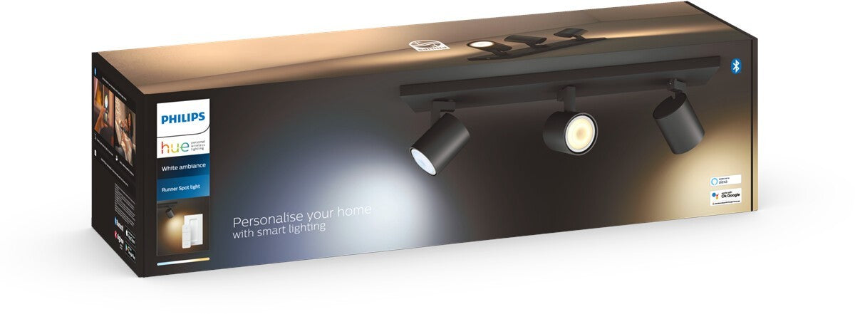 Hue  Deckenstrahler 8720169320413  Runner GU10 12.6 W Warmweiß, Neutralweiß Neu