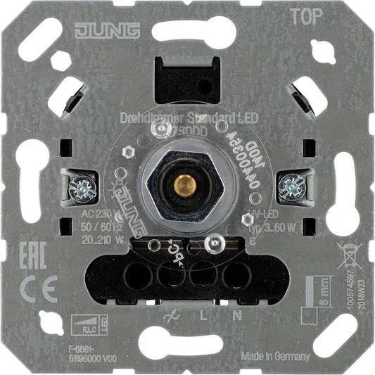 JUNG 1730 DD LED Drehdimmer Einsatz UP 3-60W ohne Nebenstelleneingang