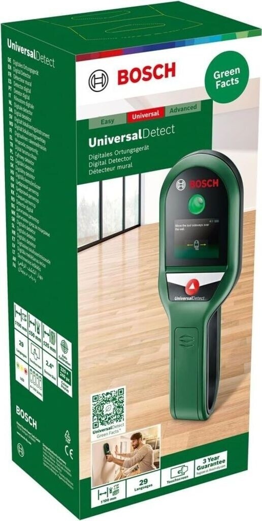 Bosch UniversalDetect Digitales Ortungsgerät 0603681301 Metalldetektor