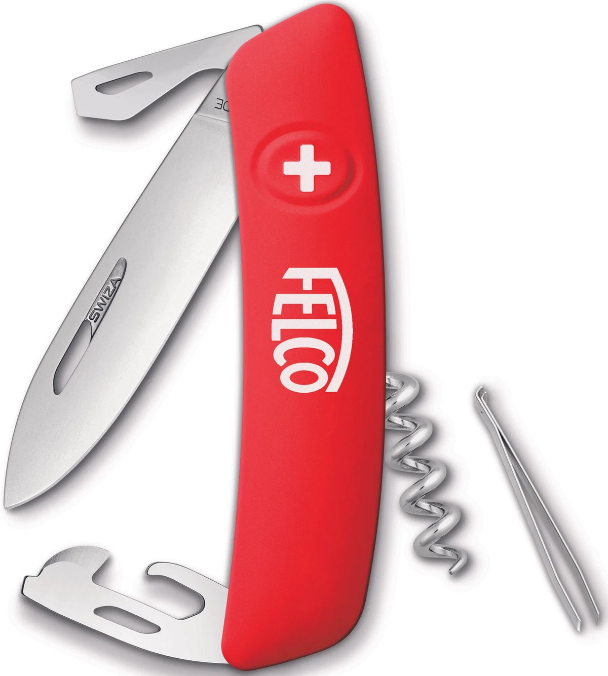FELCO 503 Taschenmesser 9 Funktionen Softgrip Klinge Schweiz