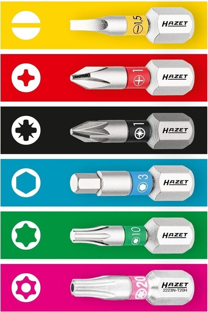 HAZET 1/4 Zoll Steckschlüssel Satz & Bit Set 59-teilig SmartCase 2200SC-32