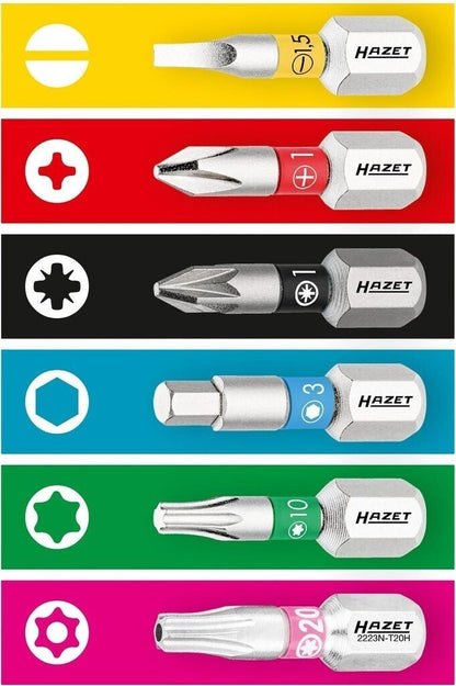 HAZET 1/4 Zoll Steckschlüssel Satz & Bit Set 59-teilig SmartCase 2200SC-32