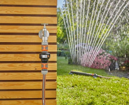 Gardena AquaCount 18350-20 Wassermessgerät Durchflusszähler 4 in 1 Wasserzähler