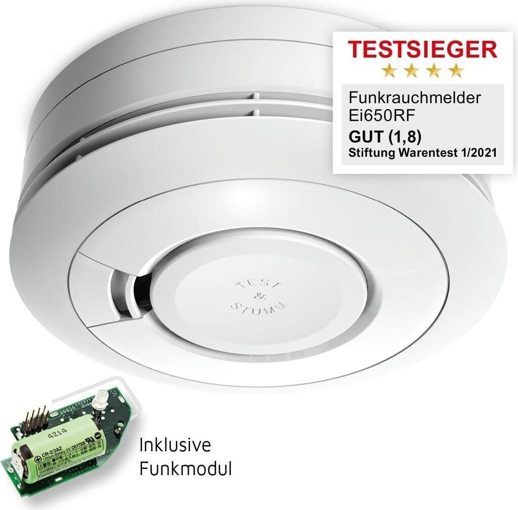 Ei Electronics Ei650RF Funkrauchmelder 10 Jahres Batterie vernetzbar 868 MHz