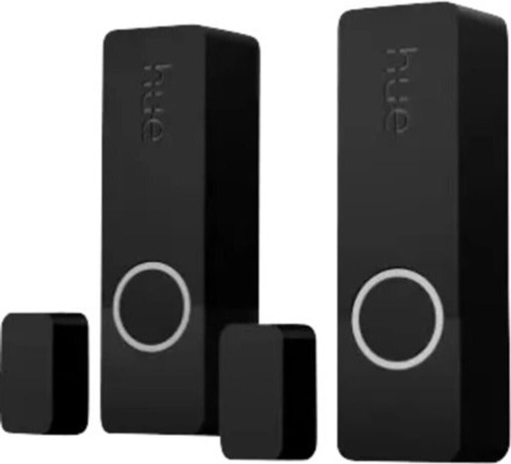 Philips Hue Secure Türsensor Fensterkontakt Doppelpack schwarz Zigbee