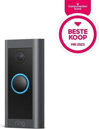 Ring Video Doorbell Wired kabelgebunden Türklingel Kamera WLAN Black