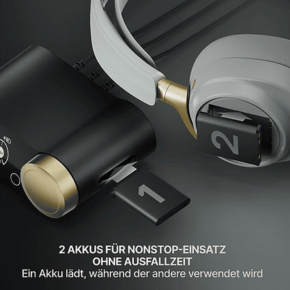 SteelSeries Arctis Nova Elite - Hi-Res Wireless-Headset in Salbei & Gold