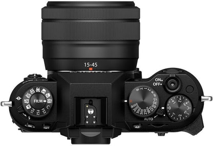 Fujifilm X-T50 Kit schwarz mit XC 15-45mm 3.5-5.6 OIS PZ (Karton beschädigt)