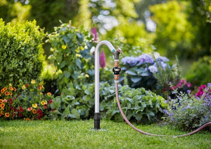 Gardena AquaCount 18350-20 Wassermessgerät Durchflusszähler 4 in 1 Wasserzähler