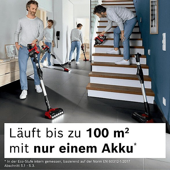 Bosch Unlimited Serie 7 BKS711PET Akku-Stielsauger ProAnimal 40 Min rot