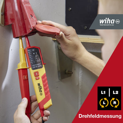 Wiha Spannungs und Durchgangsprüfer SB25516 12-1000V AC CAT IV 45216