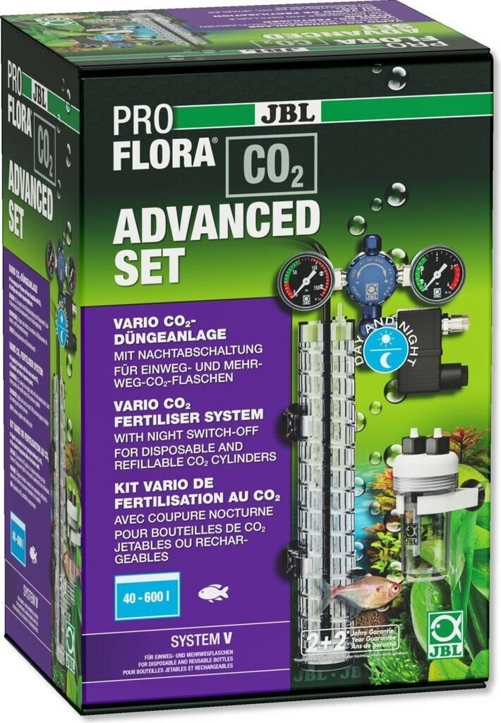 JBL ProFlora CO2 Advanced Set V CO2 Anlage für Aquarien Pflanzen Duengung
